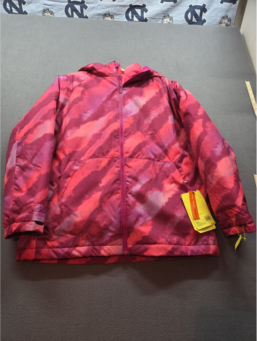 women's pink hooded winter coat by All In Motion size XL Plus